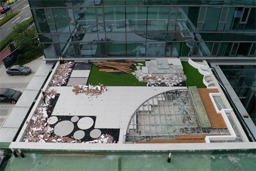 鄞州文澜望庄平台“私家花园”,拆除!