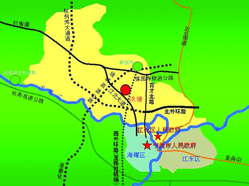 洪塘成杭州湾大桥畔的招商投资热土