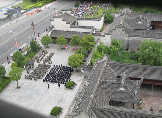 圣火传递宁波站——庆安会馆