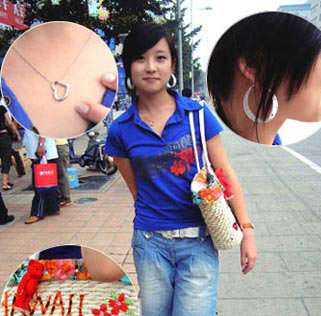 组图:北京王府井<em>街头美女实拍</em>