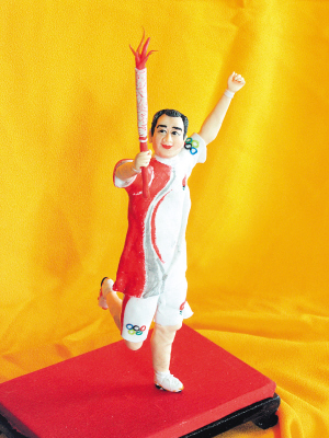 天津面人赵:捏出奥运大人物(组图)-奥运会,面