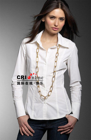 组图:18款热门<em>白衬衫</em>知性OL首选-<em>白衬衫</em>,OL,蕾