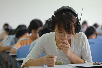 2009年新高考英语听力下月13日开考-全国英语