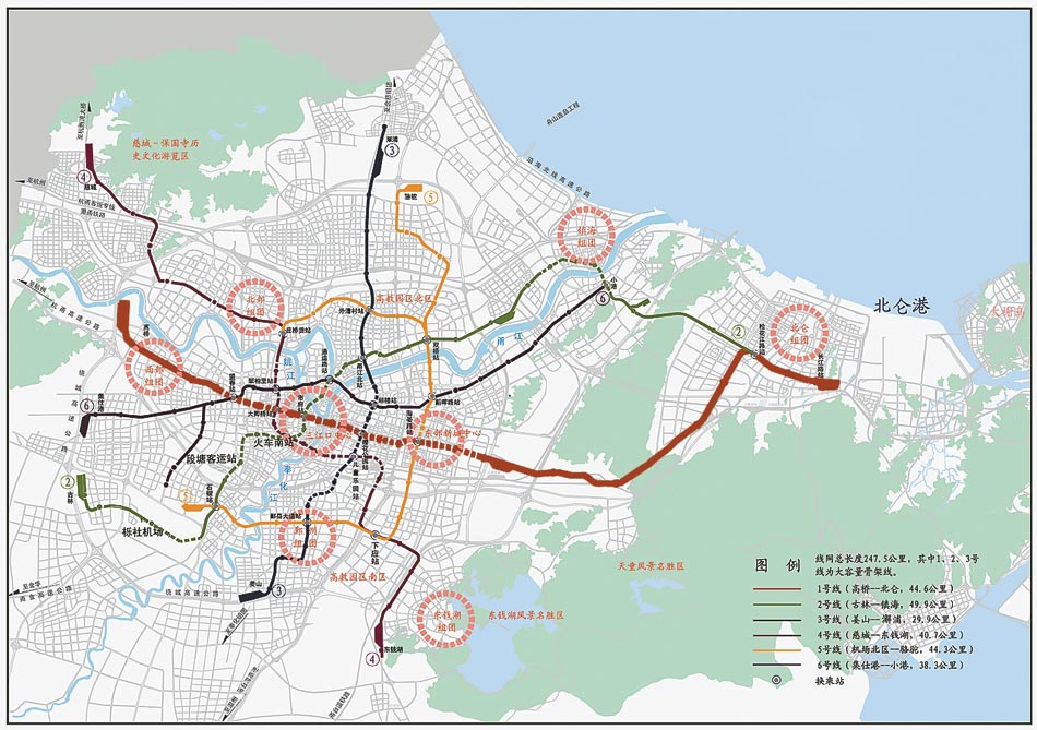 宁波地铁规划图高清晰