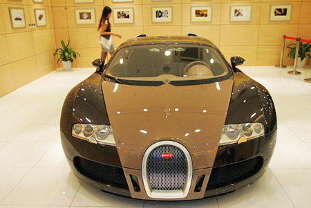 世界最贵汽车登陆上海 轮胎钱能买一辆宝马(图