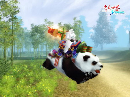 《完美》全新骑宠 滑稽熊猫惊现大陆-完美世界