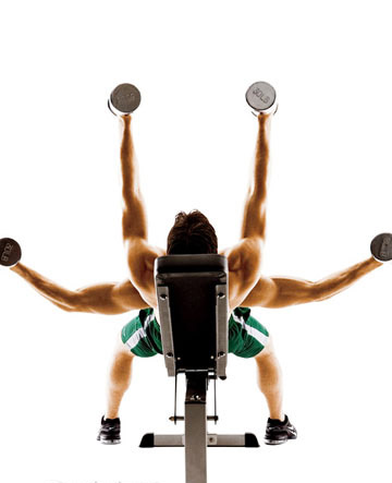 -哑铃,胸肌,伸直,仰卧,训练要点,肌肉收缩-中国宁波