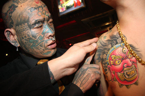 天津举行纹身派对 纹身爱好者云集(组图)-纹身