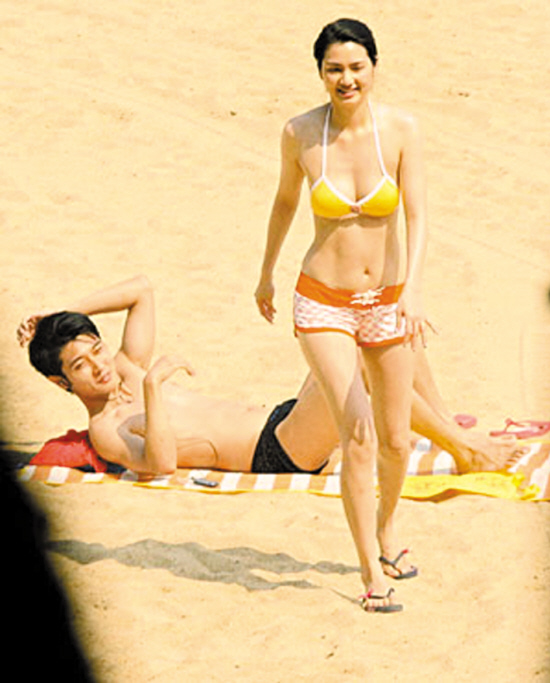 梁汉文今天迎娶<em>女友</em>修成正果(图)-梁汉文,洪欣