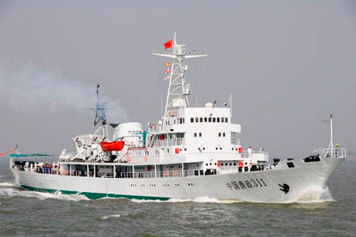 我国最大渔政船南海首航 宣示中国对南海