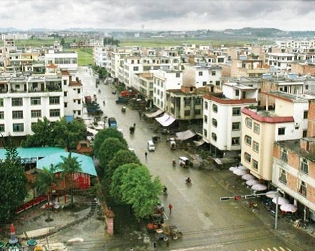 广西宾阳涌入大量传销者 呈现大兴土木景象(图