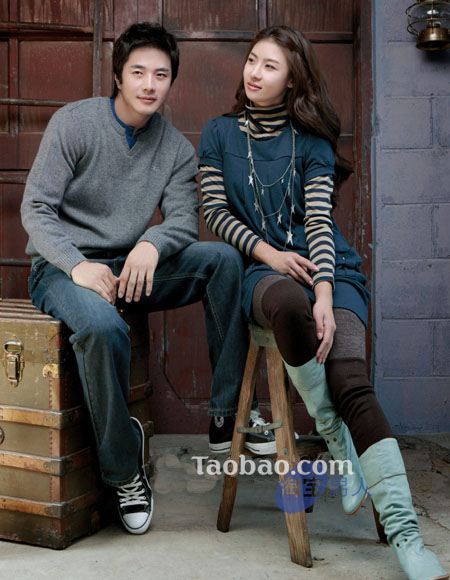 权相佑何智苑演绎浪漫情侣装[图]-权相佑,何智