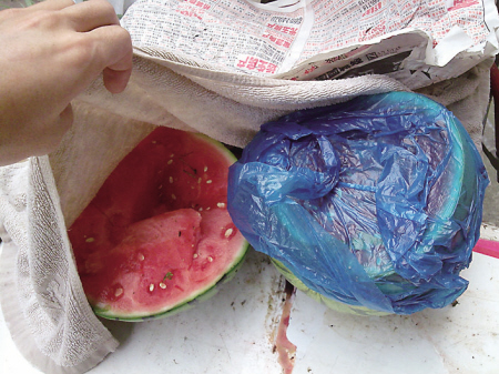 这些烂水果变身成宁波街头的分块水果-水果批