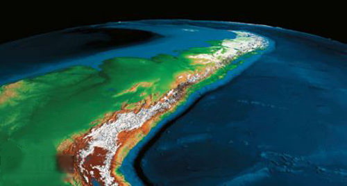 你从来没看到过的十大地球卫星照片-冰川,植被