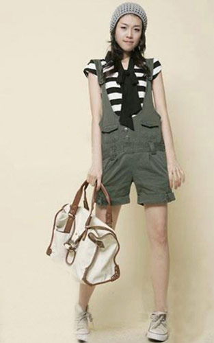 美女穿帆布鞋舒适明星范[组图]-帆布鞋,美女穿