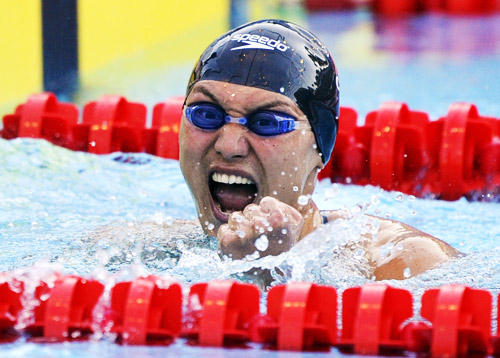 张琳800米自破纪录夺冠 中国男泳历史性突破贺