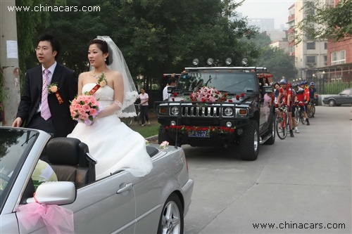 中国最牛的婚礼车队_黑帮老大最牛婚礼车队_朗动婚礼车队