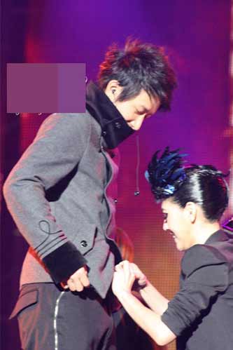 无法挡 为韩庚整裤子反应大(图)-小s,康熙来了,