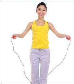 跳绳减肥 冬季继续瘦不停[组图]-跳绳运动,脚踝