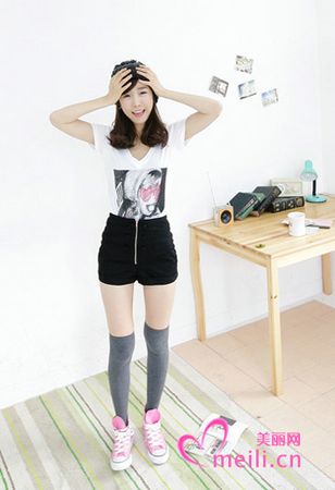 早春最爱厚质地<em>短裤</em>秀美腿[组图]-<em>短裤</em>,韩国女