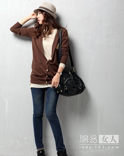 春季<em>针织开衫</em>做外套搭裤穿[组图]-<em>搭配</em>建议,开