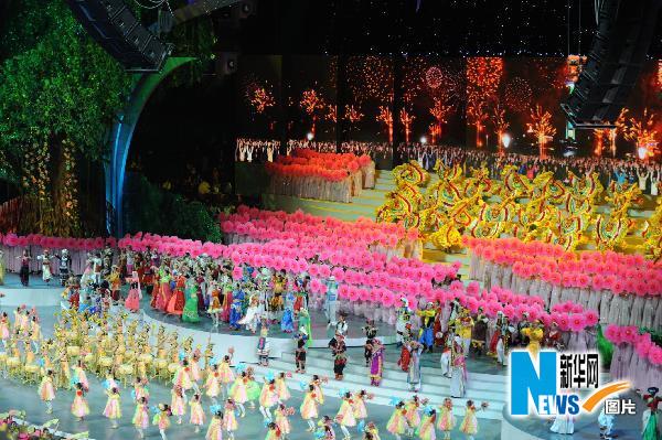 式高科技亮点-花瓣,整体升降,地球,小球矩阵,威