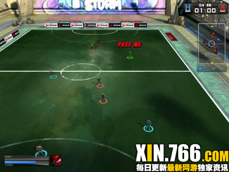 3d仿真足球网游《x-kick》英文版公测内容前瞻