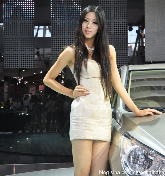 2010哈尔滨车展美女车模--中国宁波网-汽车