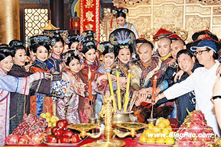 胡杏儿演后宫戏不怕比较 做奸后练凌厉眼神(图