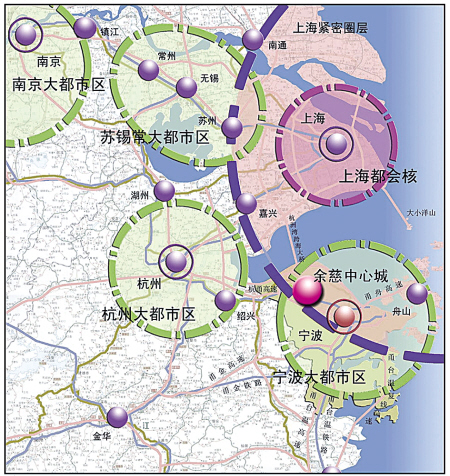 统筹余慈地区发展:统筹布局大都市-余慈,都市连