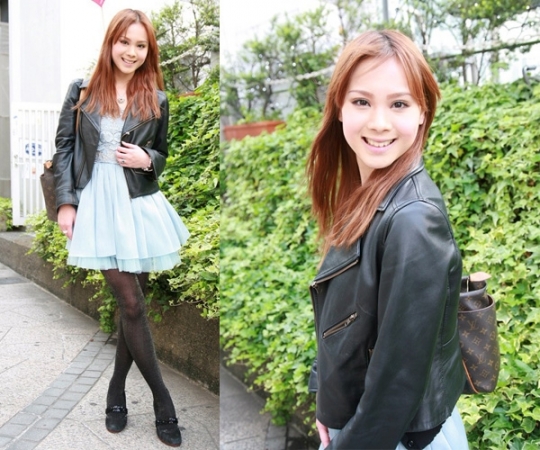 皮衣搭配--<em>初秋外套</em>搭配