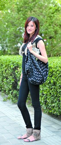 街拍学生潮人先锋派混搭[组图]-北服,潮人,混搭