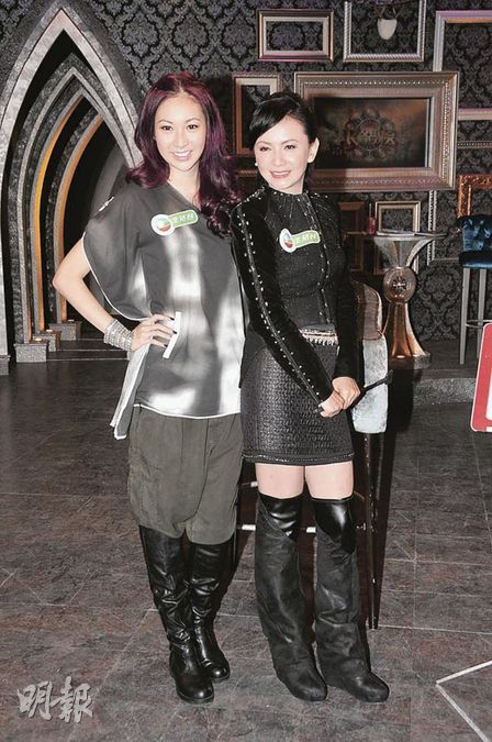 曾华倩没胆量隆胸 称赞庄思敏敢做敢认(图)-庄