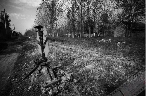 黑白映像:搭乘许昌窄轨小火车穿越时空-小火车