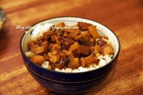 传奇卤肉饭 台湾最闻名的美食小吃-卤肉饭,鲁肉