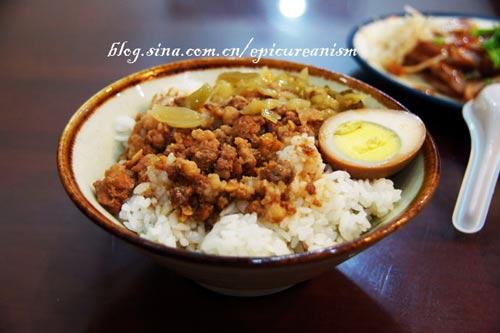 传奇卤肉饭 台湾最闻名的美食小吃-卤肉饭,鲁肉