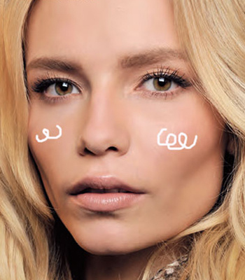 大脸变小脸 4种腮红画法(组图)-画法,修饰脸型,