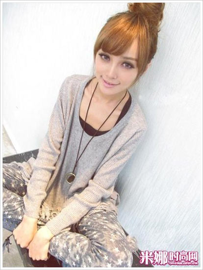 秋冬最爱的白色搭配(组图)-灯笼袖,兔毛,<em>日系</em>,毛