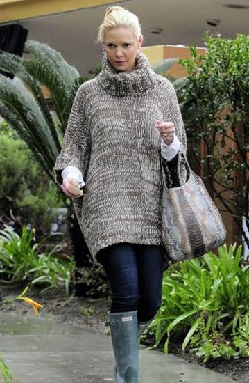过气灰毛衣妙搭 女星重细节[图]-重细节,女星,气