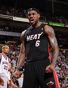 詹姆斯36分波什砍两双 纳什18助攻太阳仍不敌