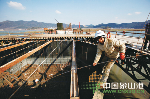 “建桥精兵”春节奋战大桥接线工程-建桥工人,大桥,工程-中国宁波网-新闻中心