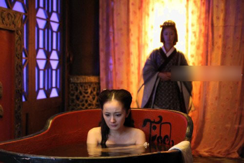 沐浴戏不怕走光的二十<em>大美女</em>明星(图)-沐浴,郑