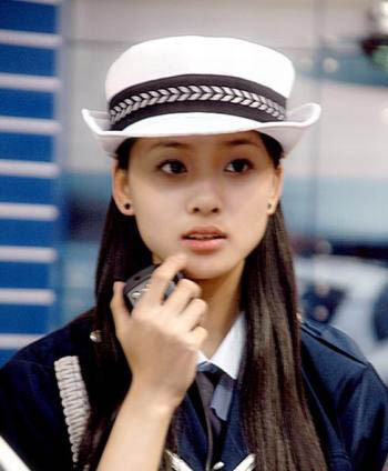 漂亮的警车车模