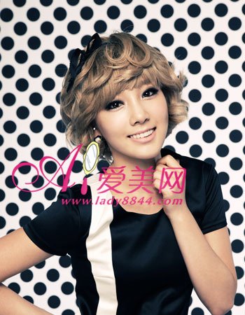 发型发型回顾组图大复古(少女)-烫发,时代,齐刘男头发稀复古图片