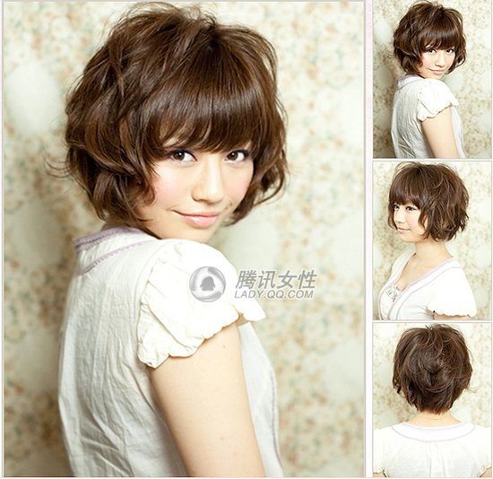 10款BOB<em>发型</em> 打造精灵女孩(组图)-精灵女孩,烫