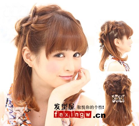 今夏各种花样日式发型扎法(组图)-日式,小编,淑