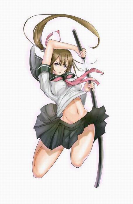 怪叔叔<em>要</em>小心!出门带刀的萌<em>妹子你</em>伤不起-大图