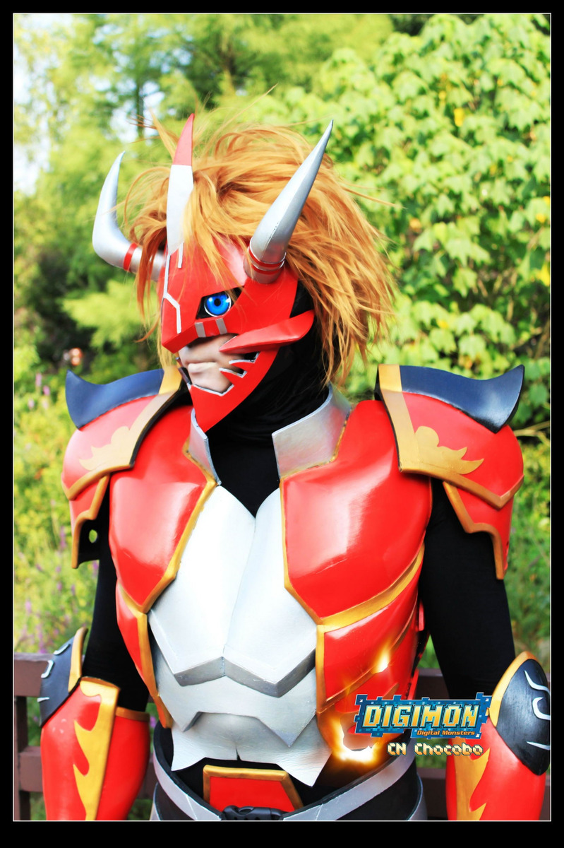 《数码暴龙4》火神兽超神似COS组图--中国宁波网-动漫