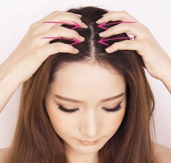 利用手指<em>按摩</em>对抗出油头皮(组图)-头皮,出油,按