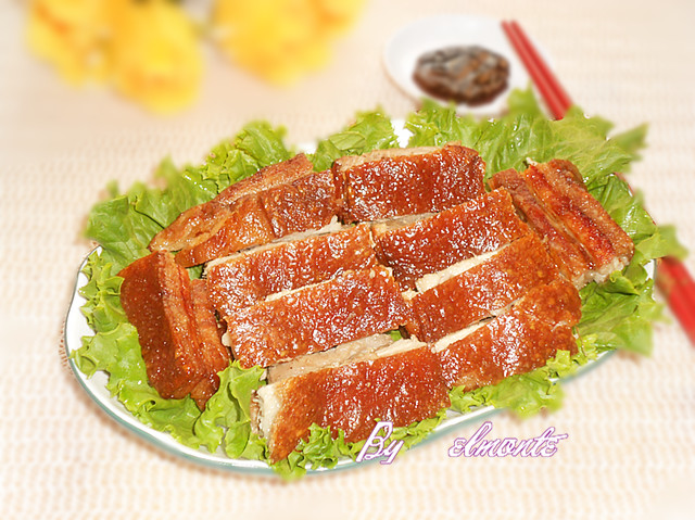 广式脆皮烧肉-烧肉,脆皮,茶匙,肉皮,瘦肉,广式-中国宁波网-美食